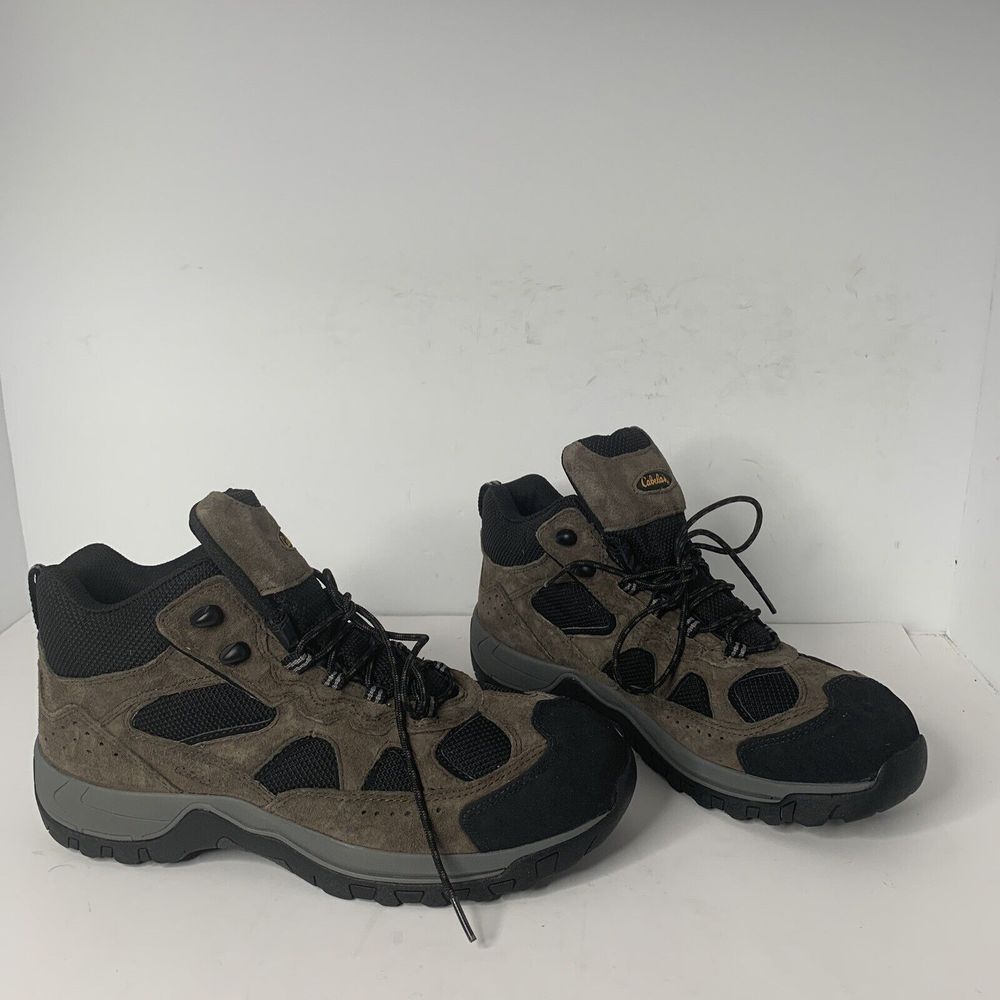 Cabelas Hiking‎ Boots Men Size 12 M Gore Tex Steel Toe Hunting Boots Brown Black